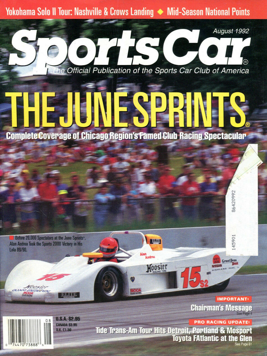 Sports Car Aug August 1992
