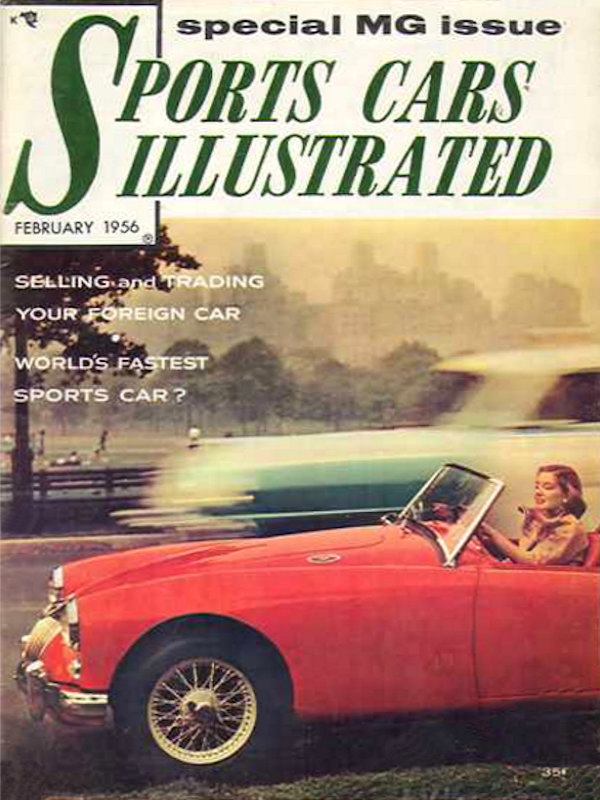 Sports Cars Illustrated Feb February 1956 