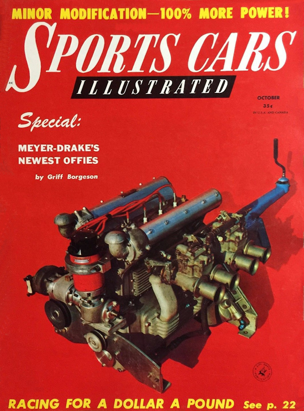 Sports Cars Illustrated Oct October 1956 