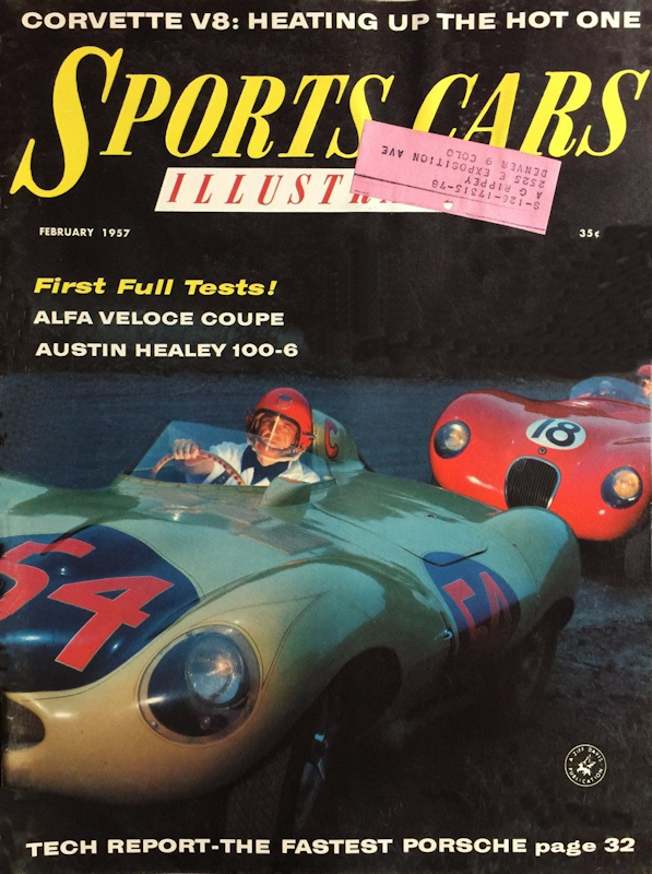 Sports Cars Illustrated Feb February 1957 