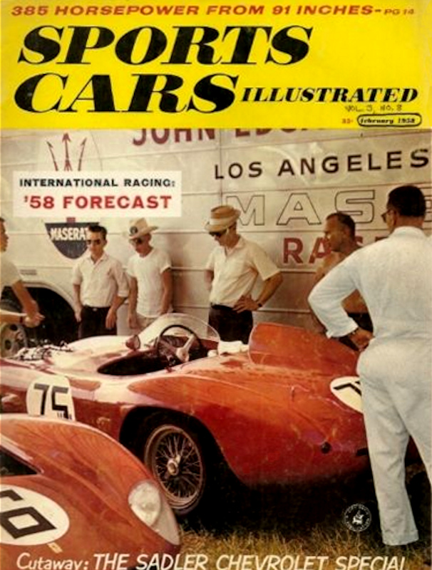 Sports Cars Illustrated Feb February 1958 