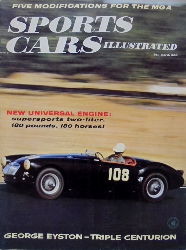 Sports Cars Illustrated Mar March 1958 