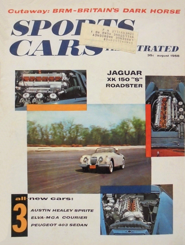 Sports Cars Illustrated Aug August 1958 