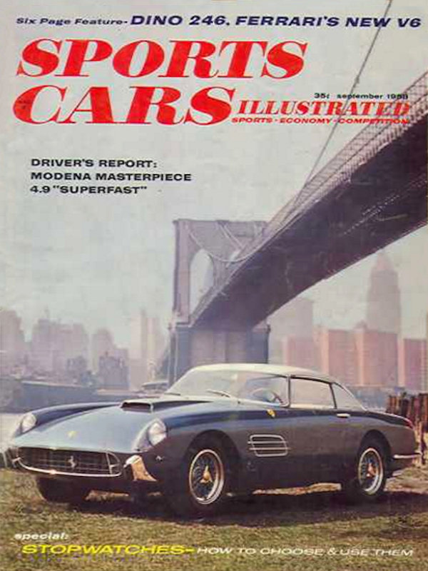 Sports Cars Illustrated Sept September 1958 