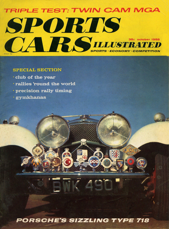 Sports Cars Illustrated Oct October 1958 