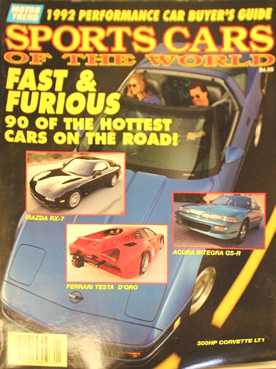 1992 Sports Cars of the World