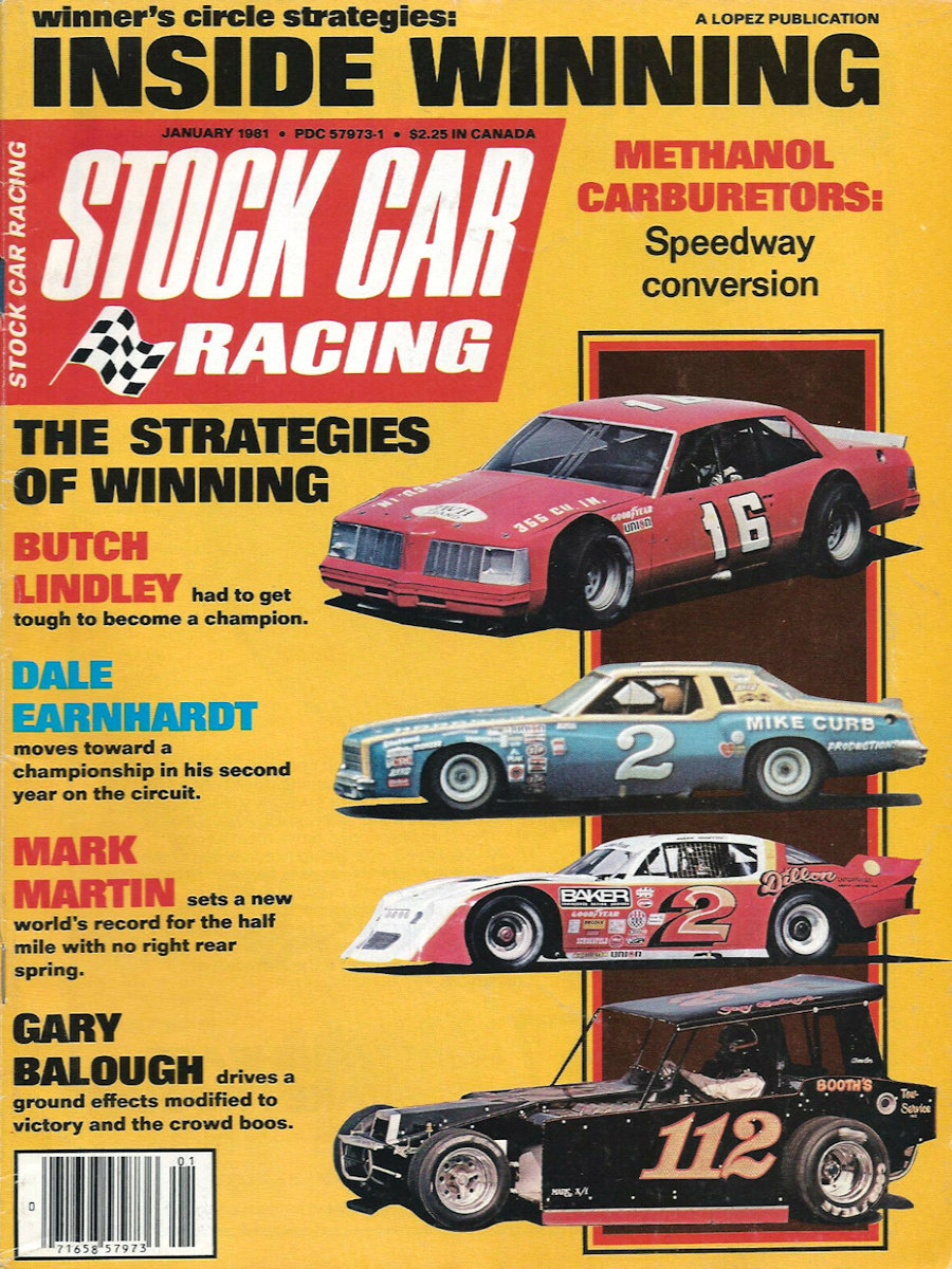 Stock Car Racing Jan January 1981 