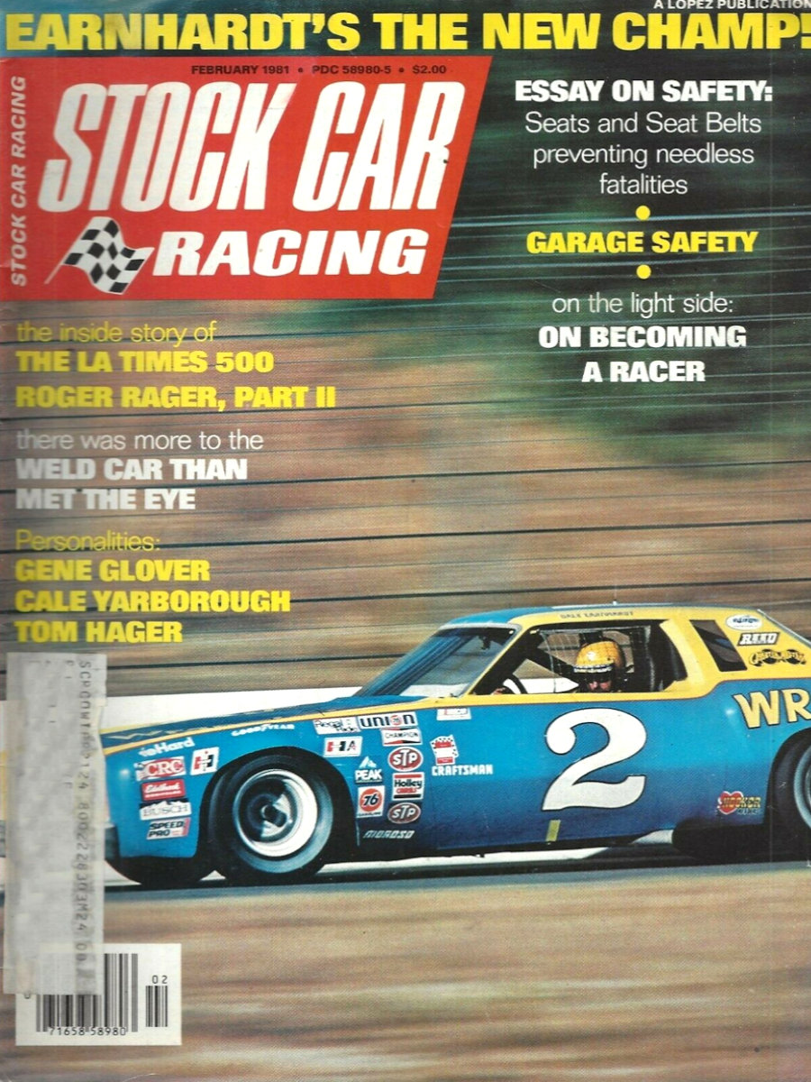 Stock Car Racing Feb February 1981 