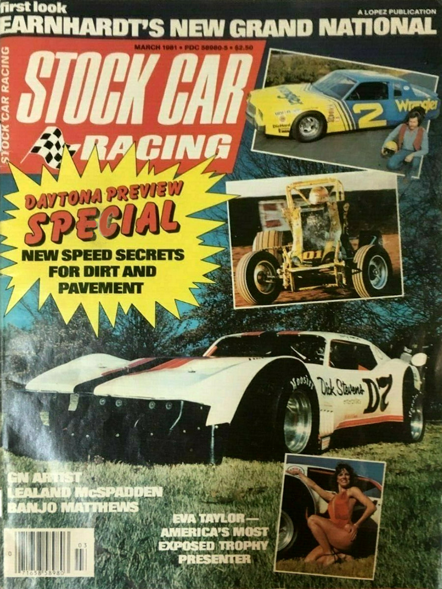 Stock Car Racing Mar March 1981 