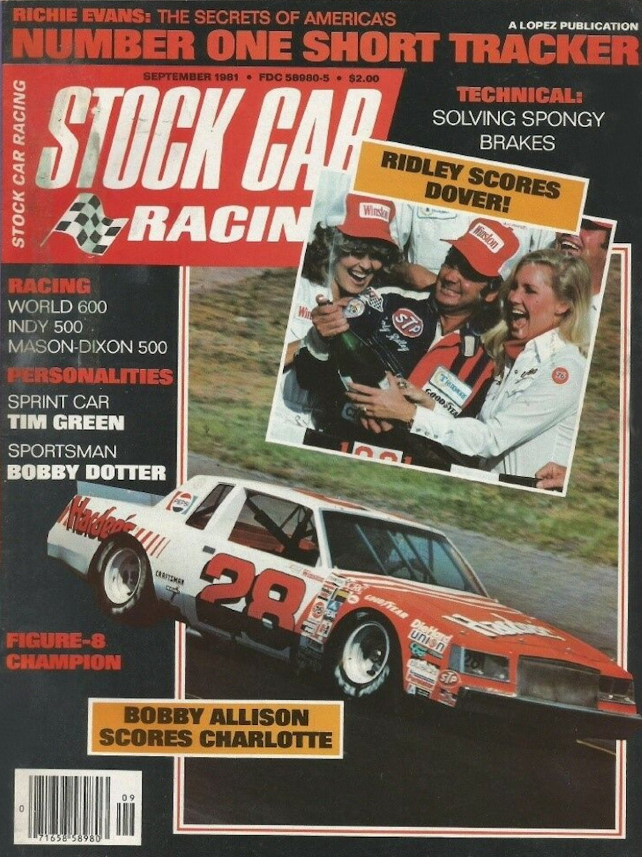 Stock Car Racing Sept September 1981