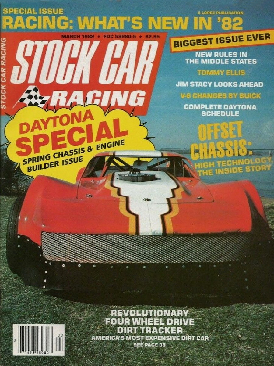 Stock Car Racing Mar March 1982 
