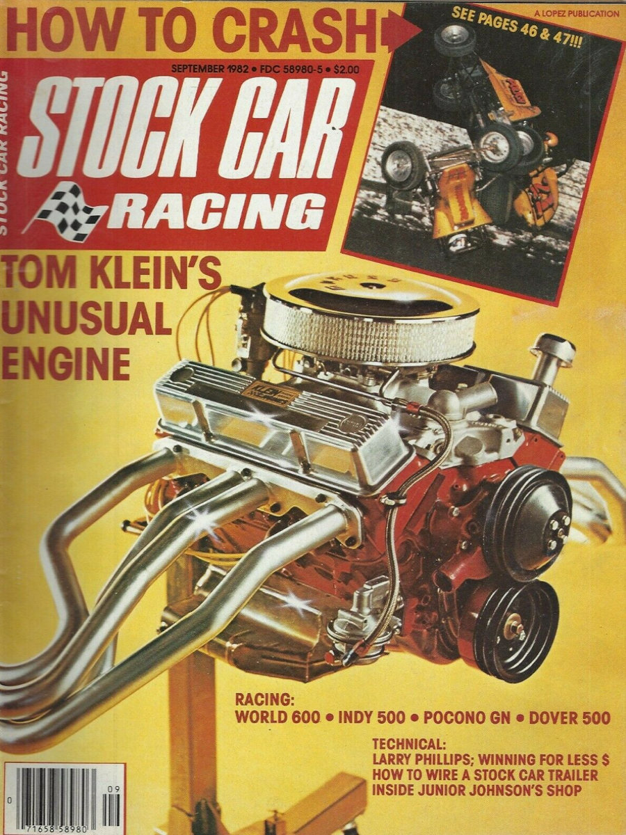 Stock Car Racing Sept September 1982