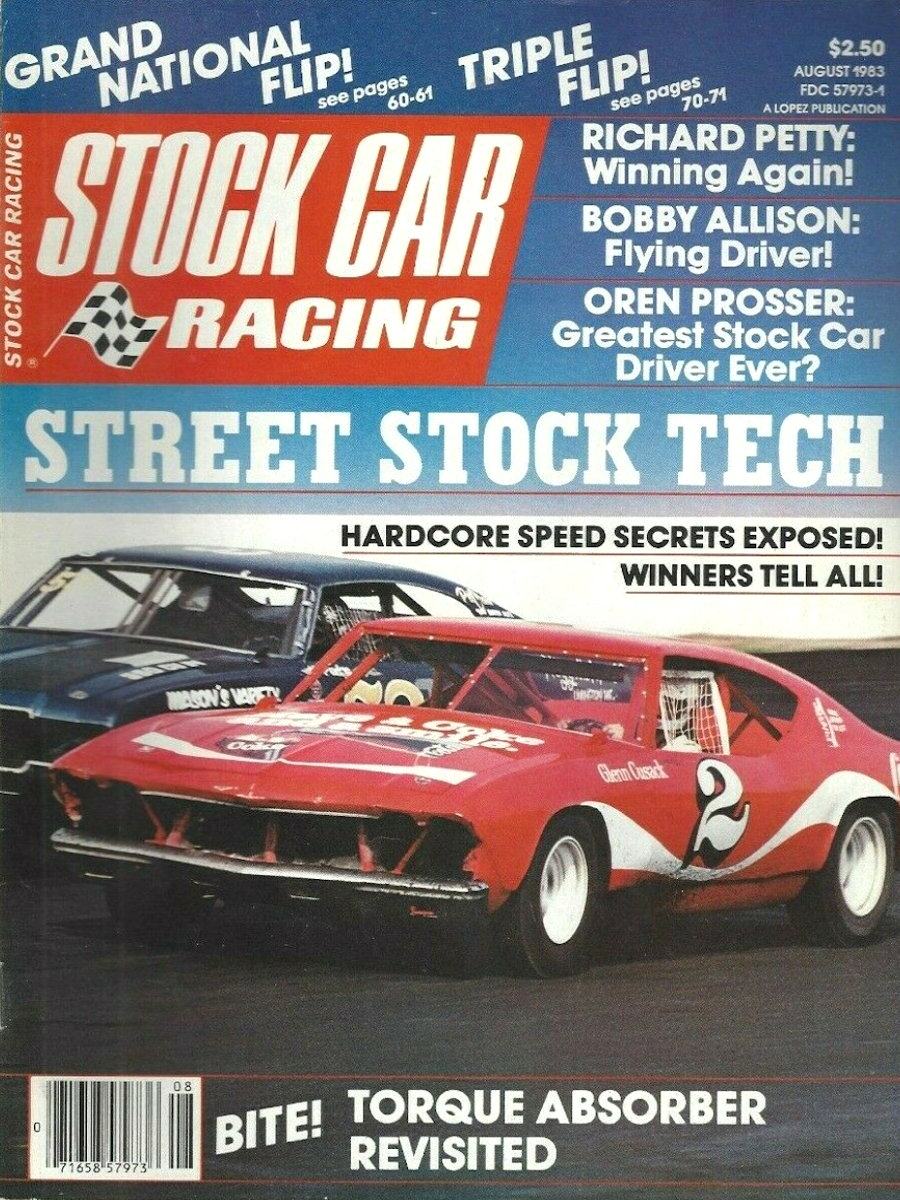 Stock Car Racing Aug August 1983