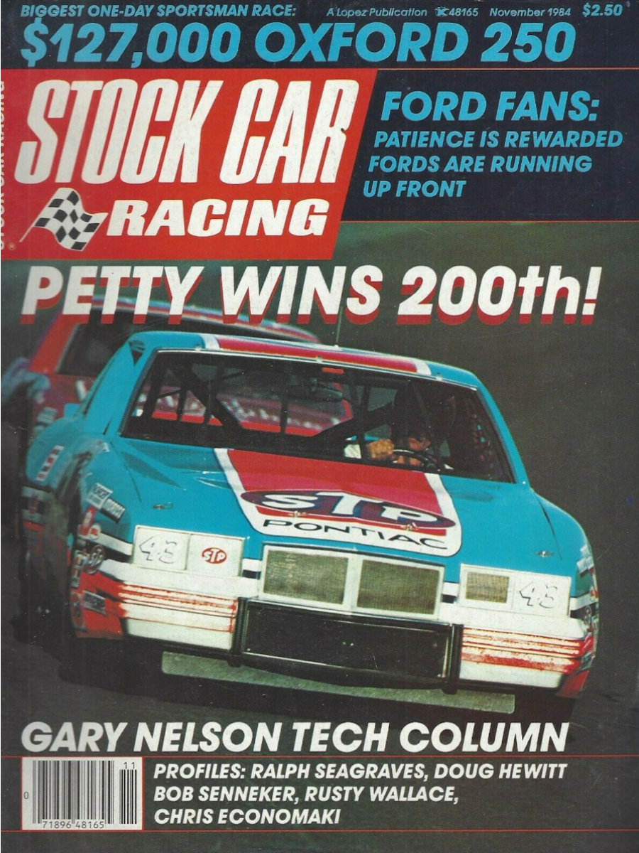 Stock Car Racing Nov November 1984 