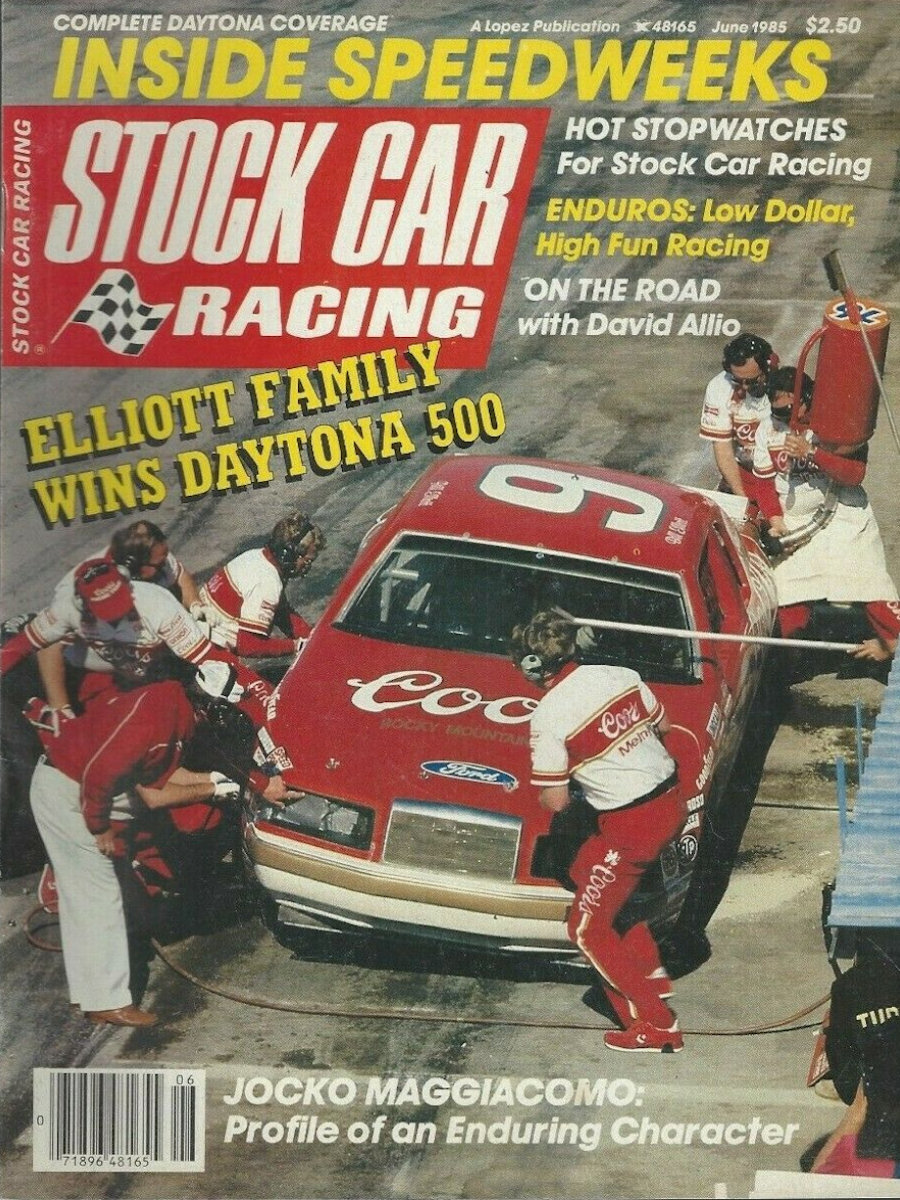 Stock Car Racing June 1985 