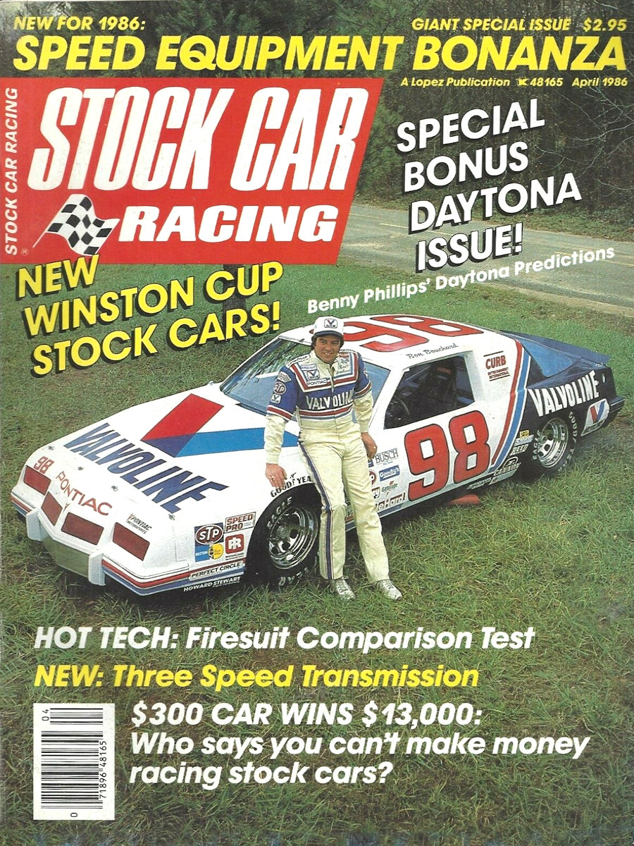 Stock Car Racing April 1986 