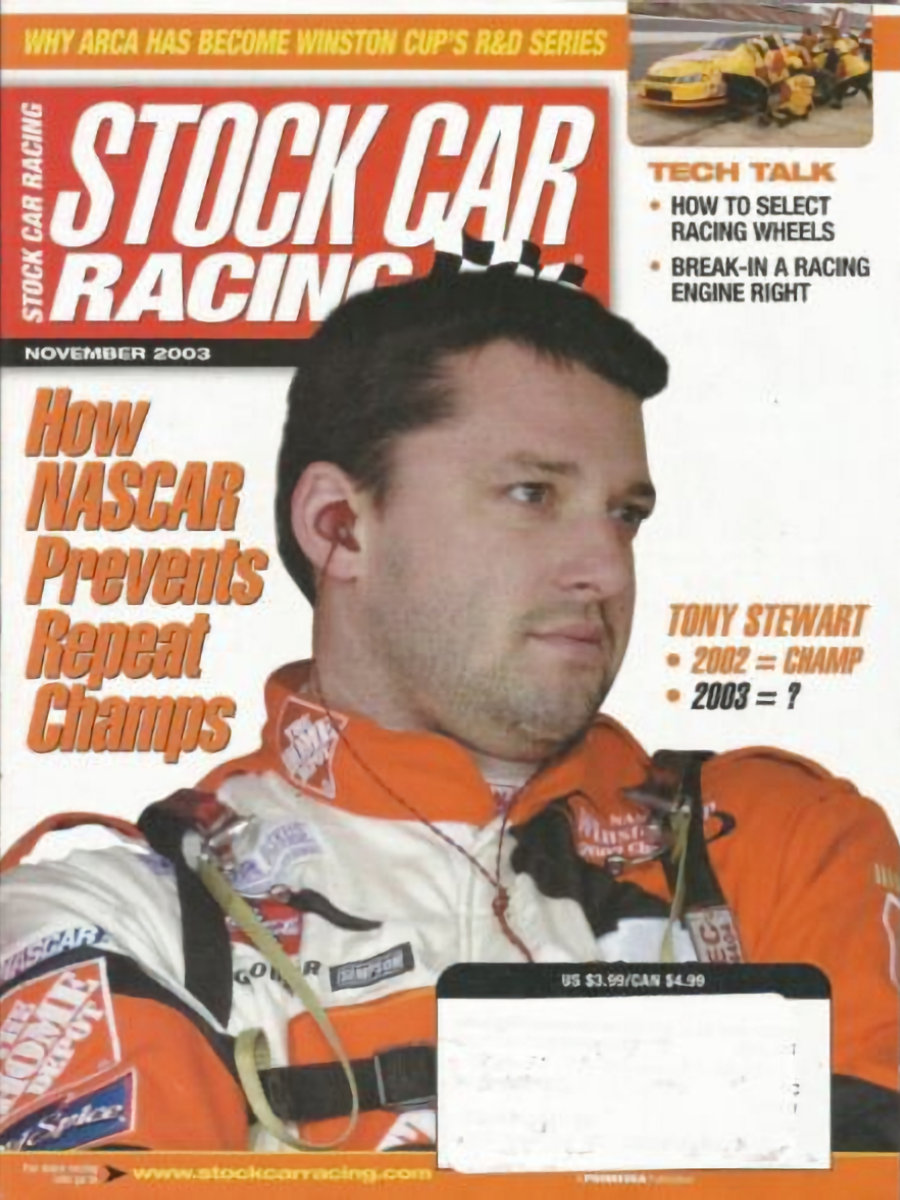 Stock Car Racing November Nov 2003