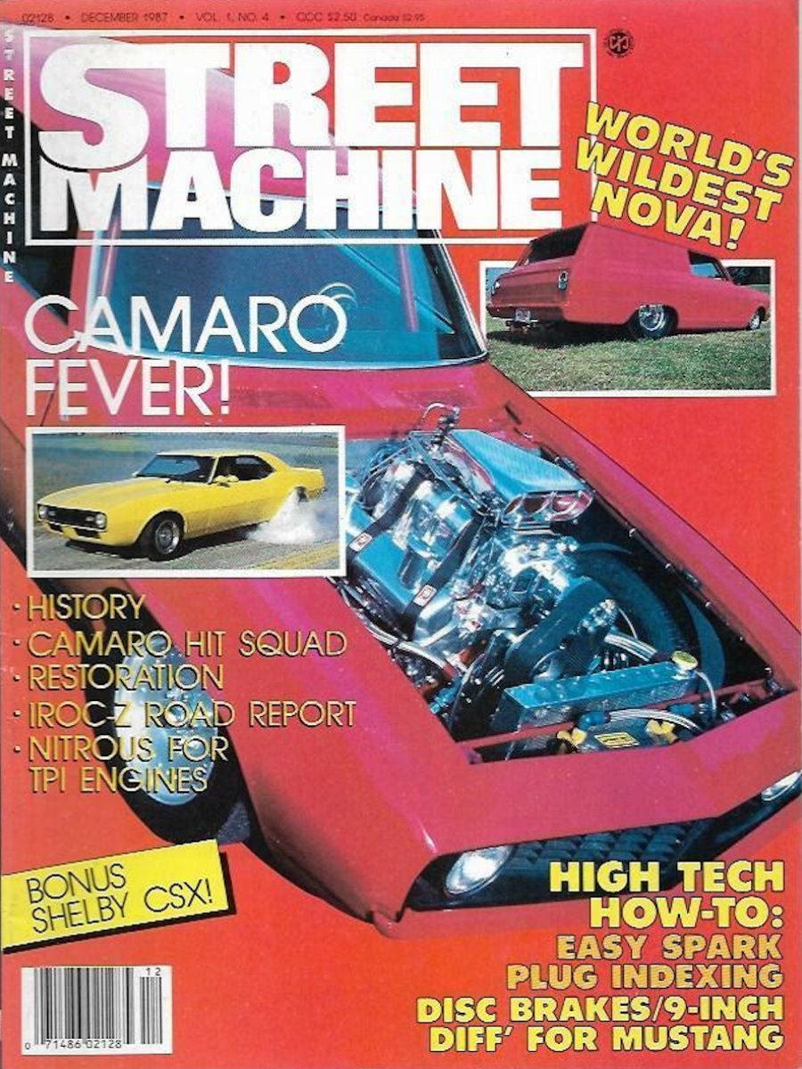 Car Craft Magazine October 1987 Street Machine Nationals bigger chevy  valves NL