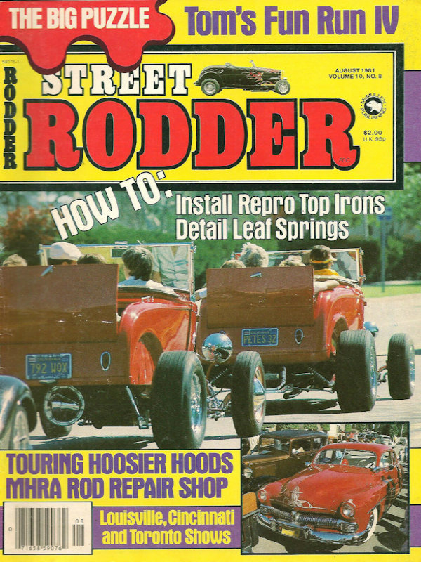 Street Rodder Aug August 1981 