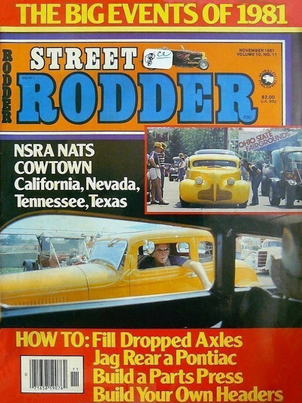 Street Rodder Nov November 1981 
