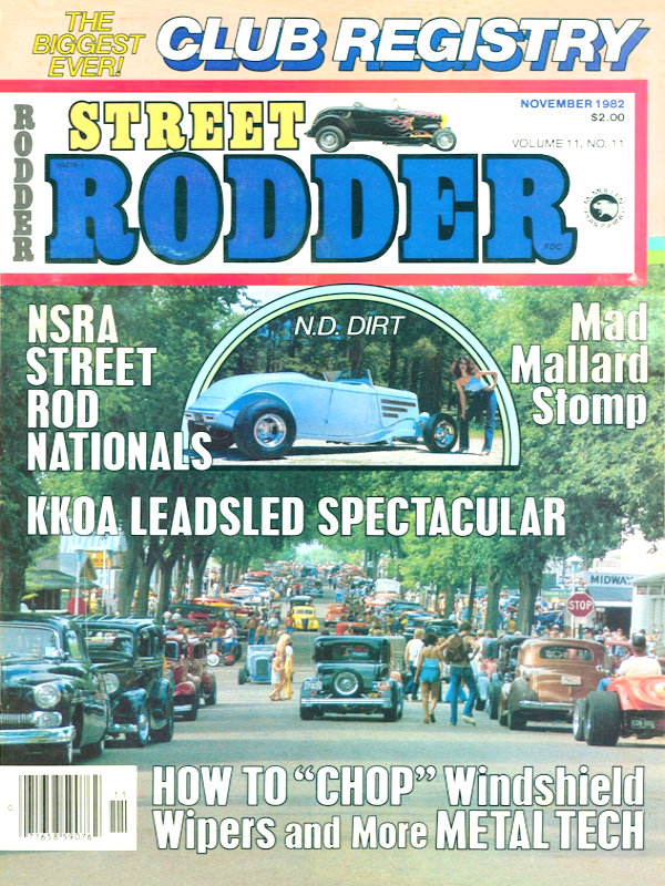Street Rodder Nov November 1982 