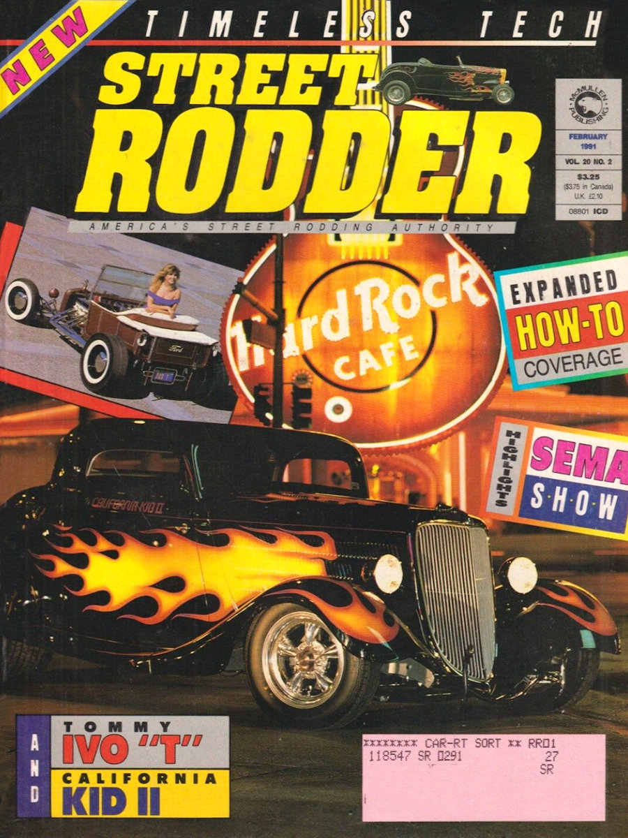 Street Rodder Feb February 1991 