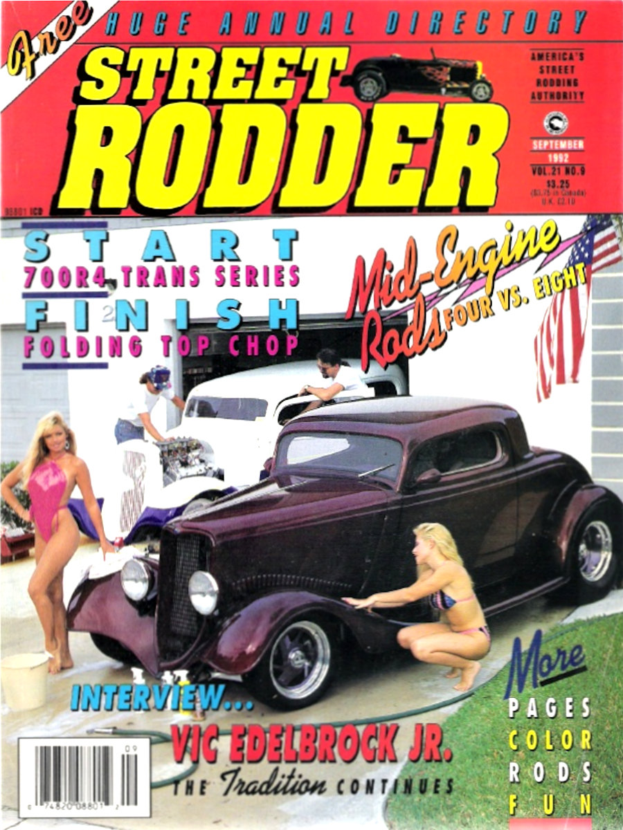 Street Rodder Sept September 1992