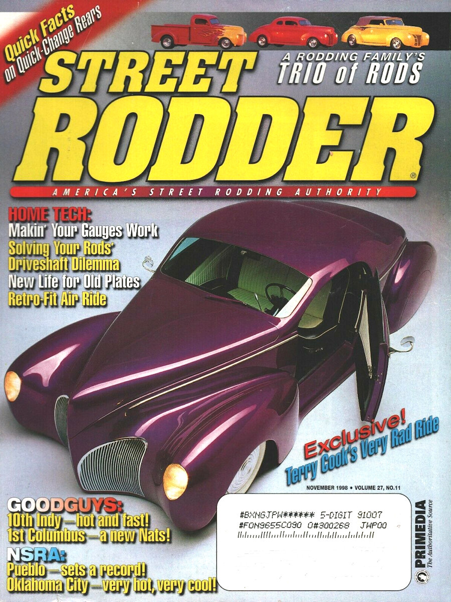Street Rodder Nov November 1998 