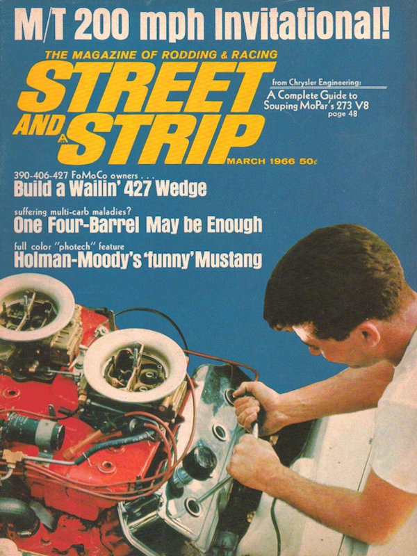 Street and Strip Mar March 1966 