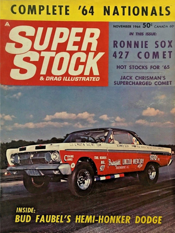 Super Stock Drag Illustrated Nov November 1964 