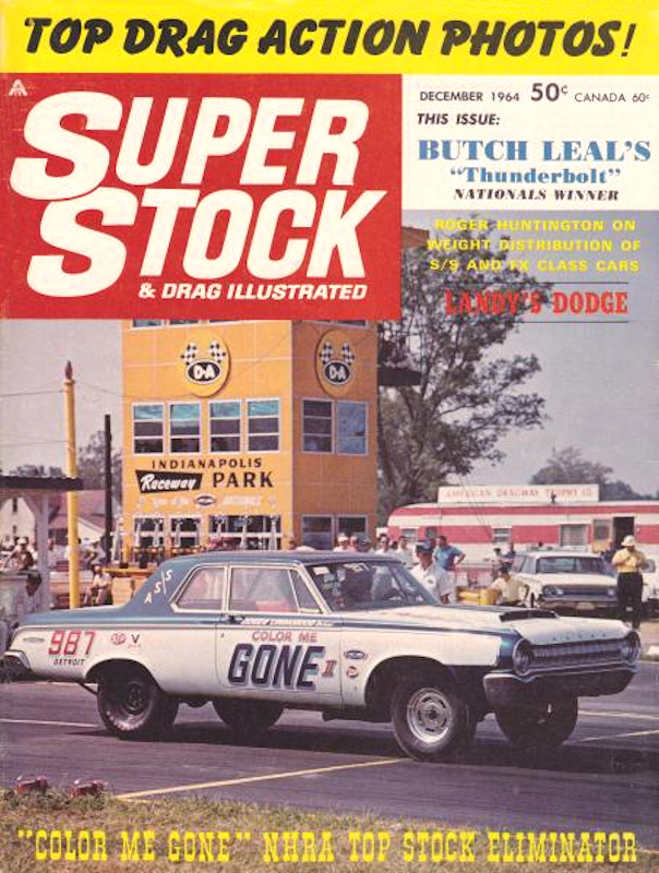 Super Stock Drag Illustrated Dec December 1964 