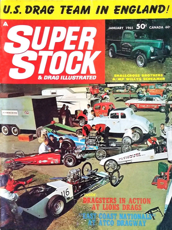 Super Stock Drag Illustrated Jan January 1965 
