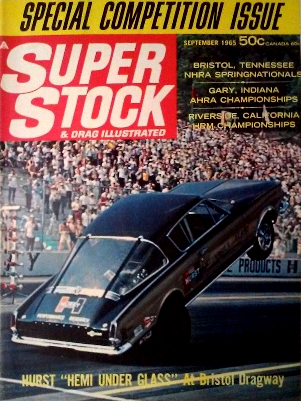 Super Stock Drag Illustrated Sept September  1965 
