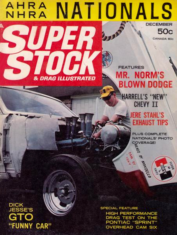 Super Stock Drag Illustrated Dec December 1965 