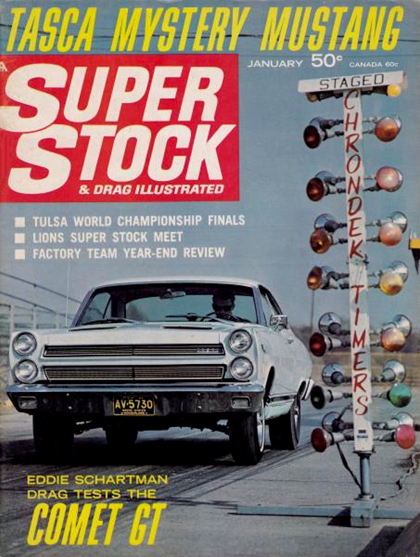 Super Stock Drag Illustrated Jan January 1966 