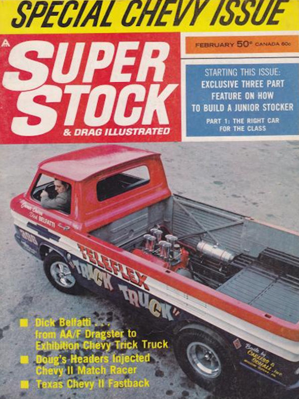 Super Stock Drag Illustrated Feb February 1966 
