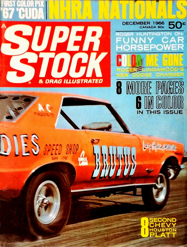 Super Stock Drag Illustrated Dec December 1966 