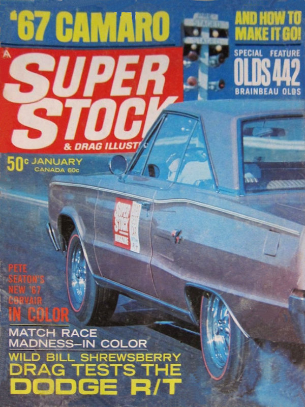 Super Stock Drag Illustrated Jan January 1967 
