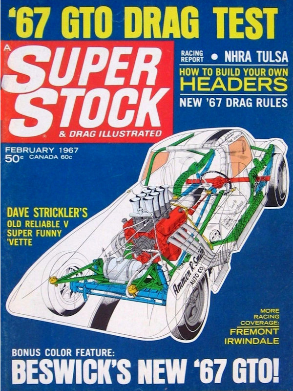Super Stock Drag Illustrated Feb February 1967 