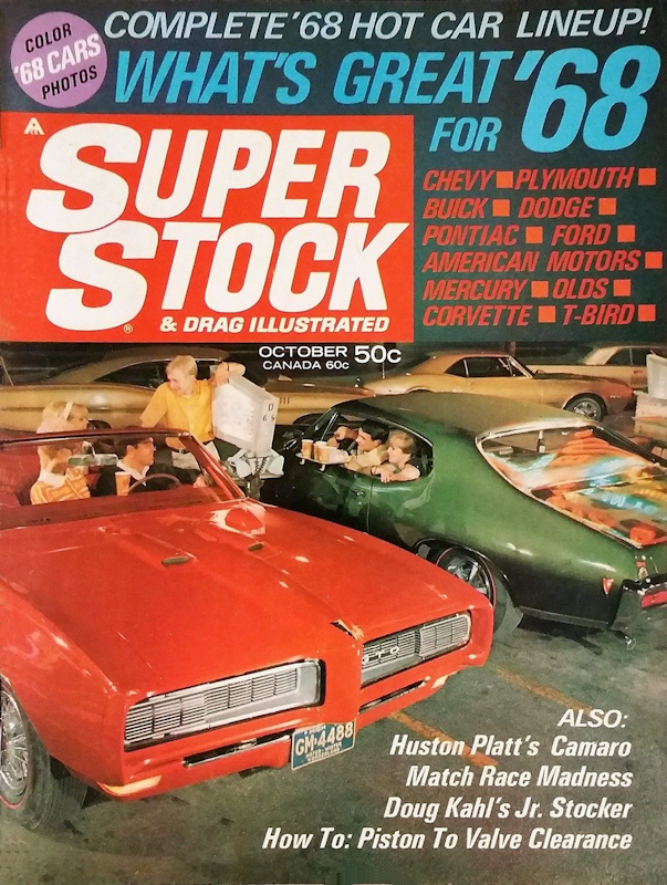 Super Stock Drag Illustrated Oct October 1967 