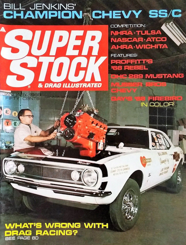 Super Stock Drag Illustrated Jan January 1968 