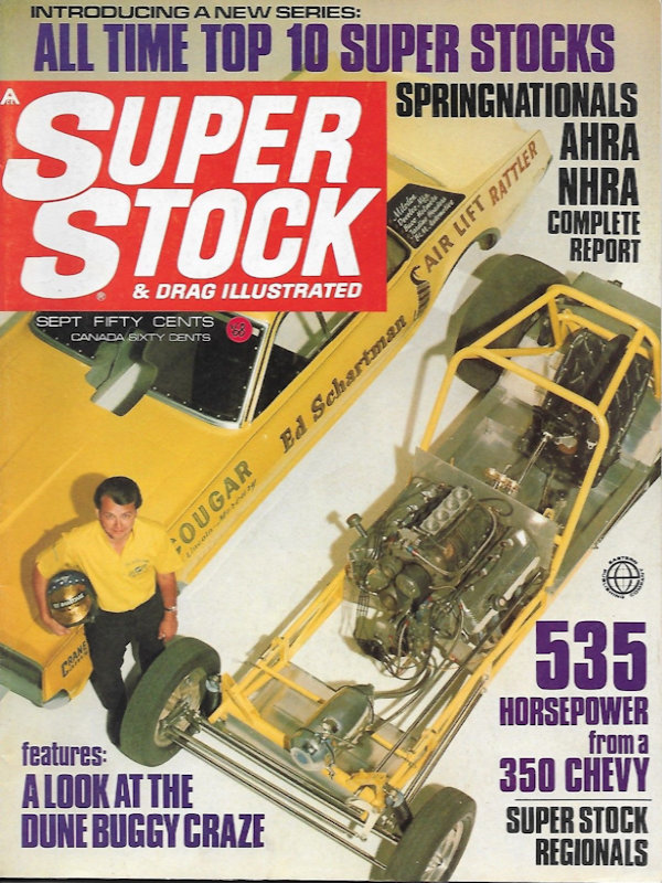 Super Stock Drag Illustrated Sept  September 1968 