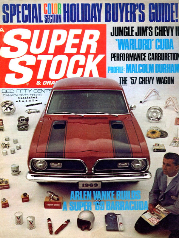 Super Stock Drag Illustrated Dec December 1968 
