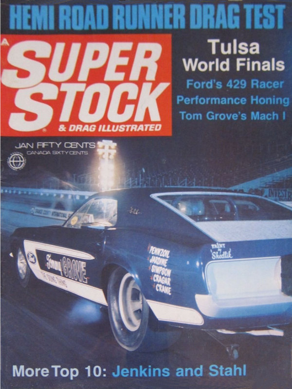 Super Stock Drag Illustrated Jan January 1969 