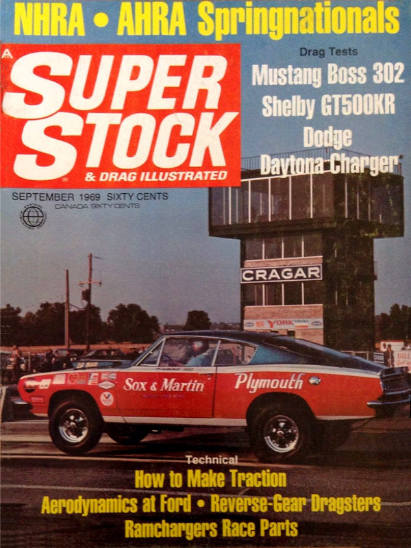 Super Stock Drag Illustrated Sept September  1969 