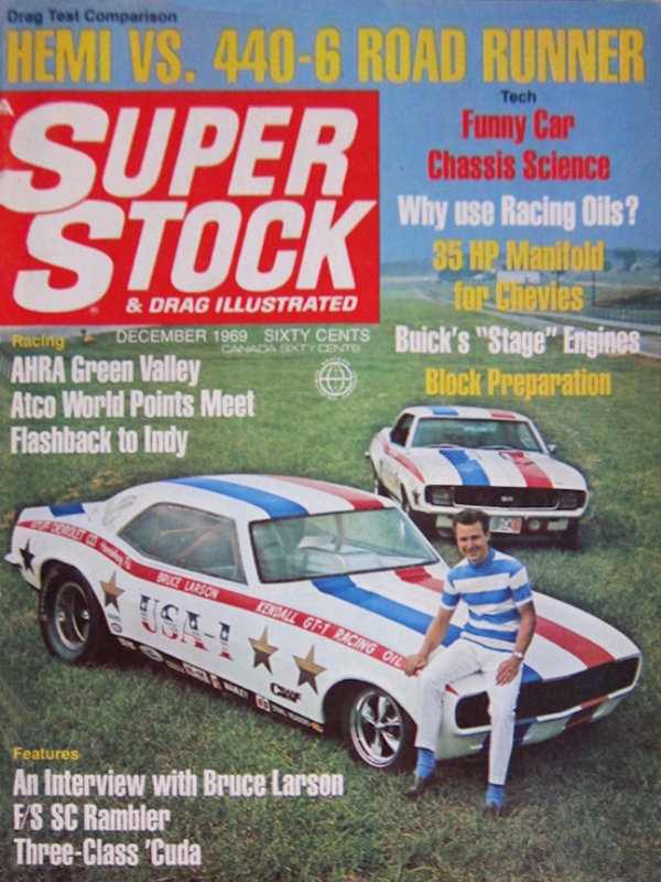 Super Stock Drag Illustrated Dec December 1969 