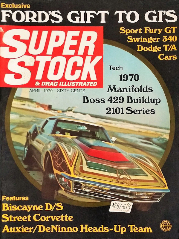 Super Stock Drag Illustrated Apr April 1970 