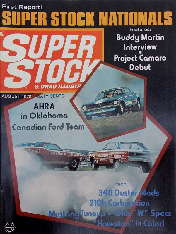 Super Stock Drag Illustrated Aug August 1970 