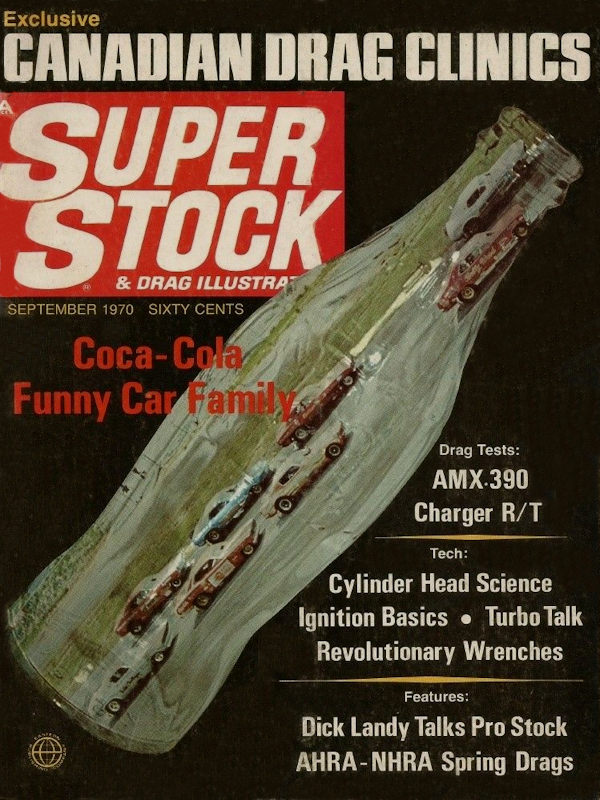 Super Stock Drag Illustrated Sept September  1970 
