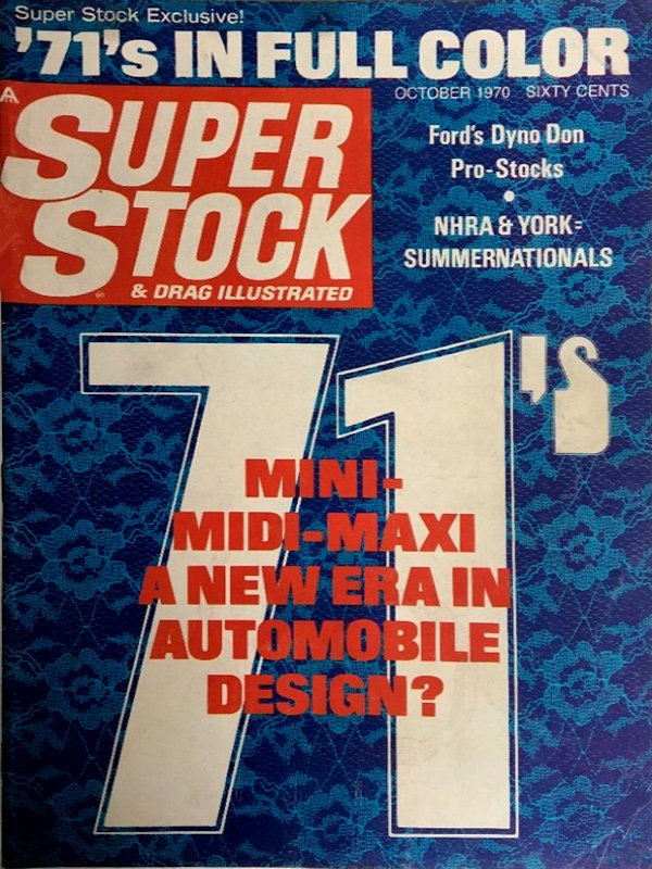 Super Stock Drag Illustrated Oct October 1970 